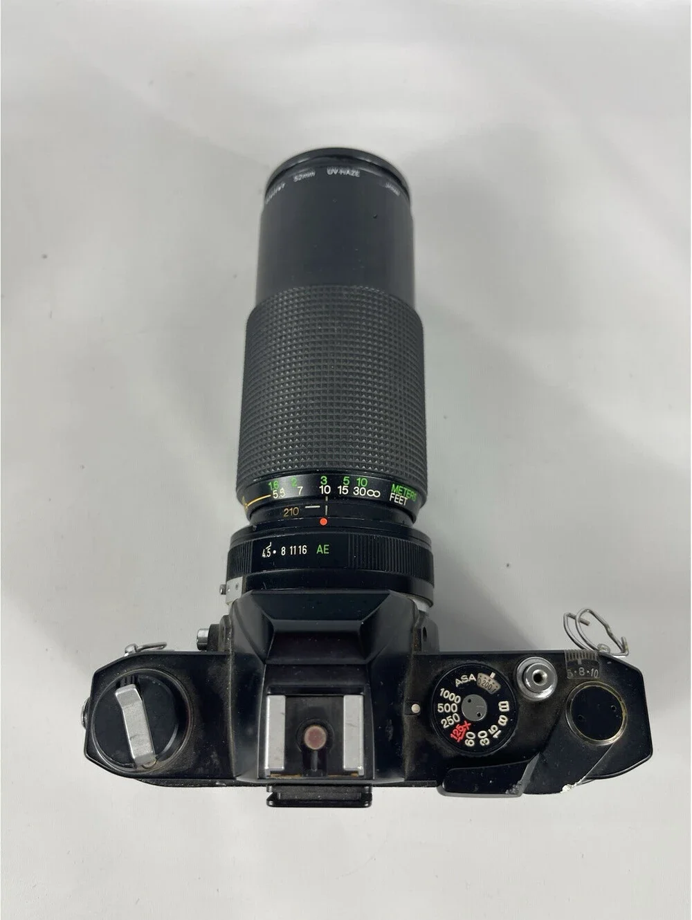 Konica Autoreflex TC 35mm Film Camera w/Extra Lens And Carry Strap
